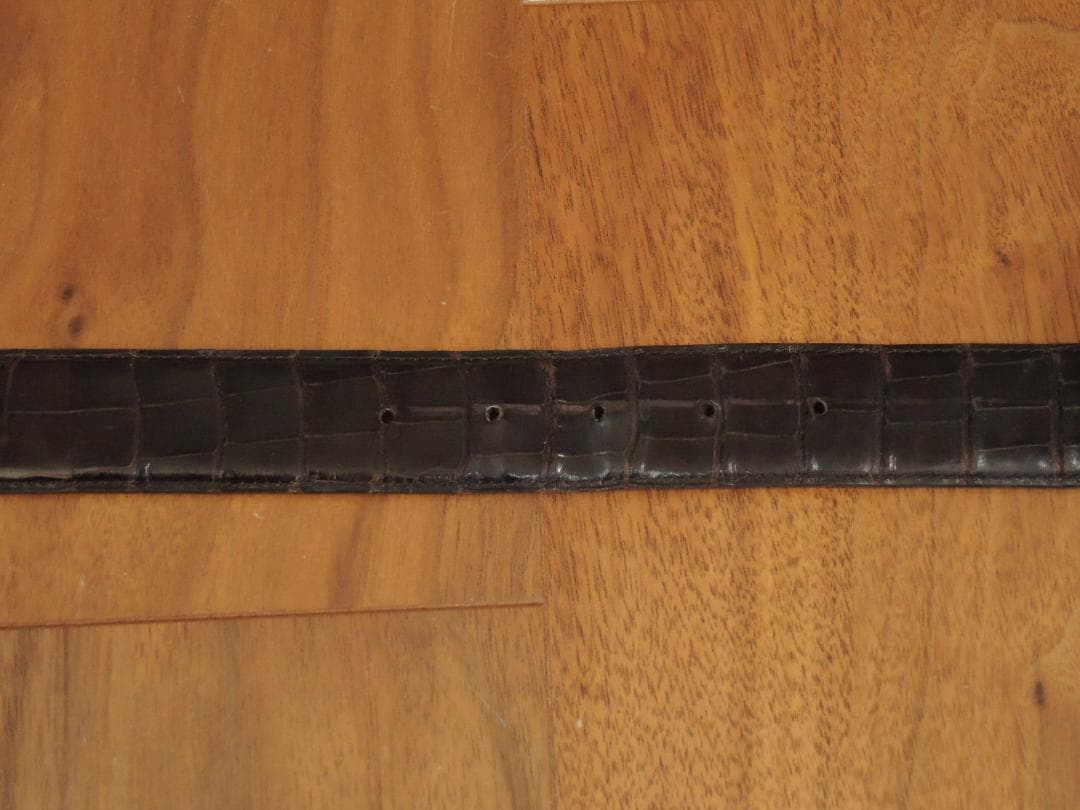 美品　4万円　CESARE PACIOTTI　最高位　リアルクロコレザー　90㎝