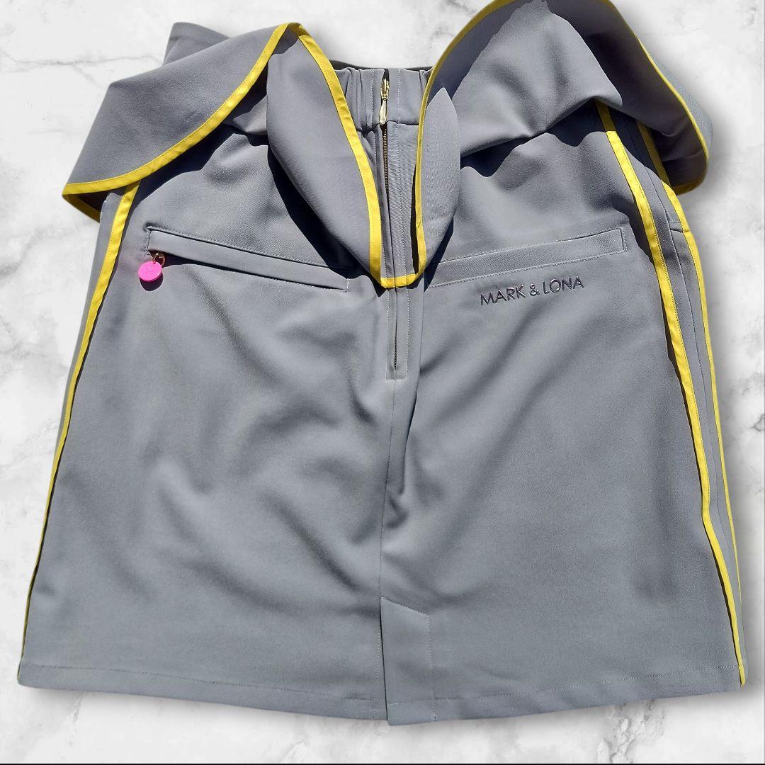 新品 試着のみ マークアンドロナ MARK＆LONA スカート グレー 36