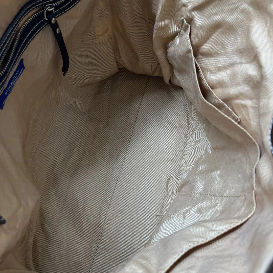 BLUELABEL バーバリーブルーレーベル トートバッグレザー 肩掛け ピンク