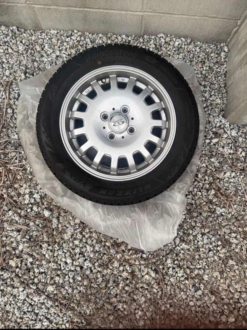 ①165×65×14 エブリィワゴン専用ホイールつき ブリザック VRX3 4本