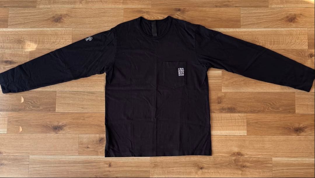 クロムハーツ　GRP Y NOTロゴ刺繍ロングスリーブTシャツ