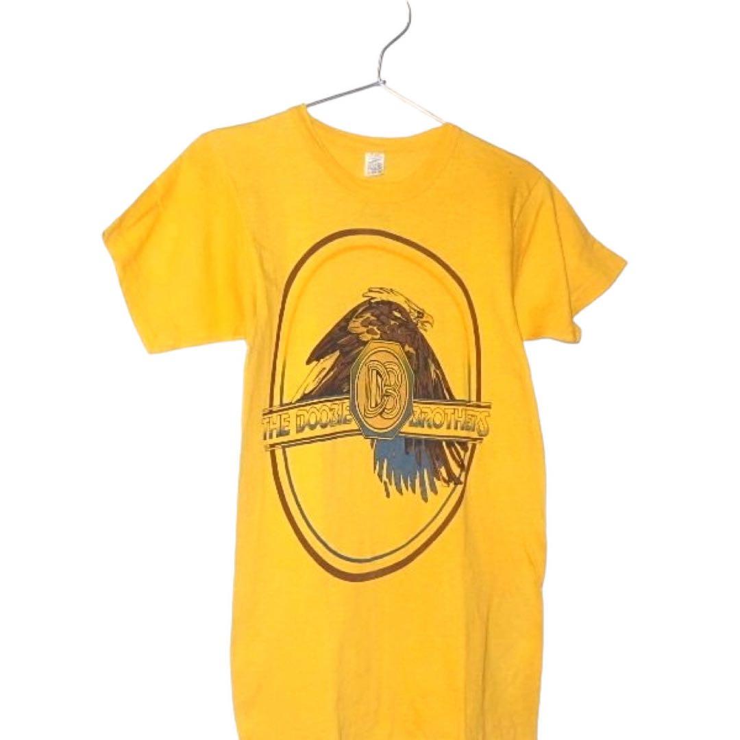 ▪️70s DOOBIE BROTHERS TEE ドゥービーブラザーズ 黄色