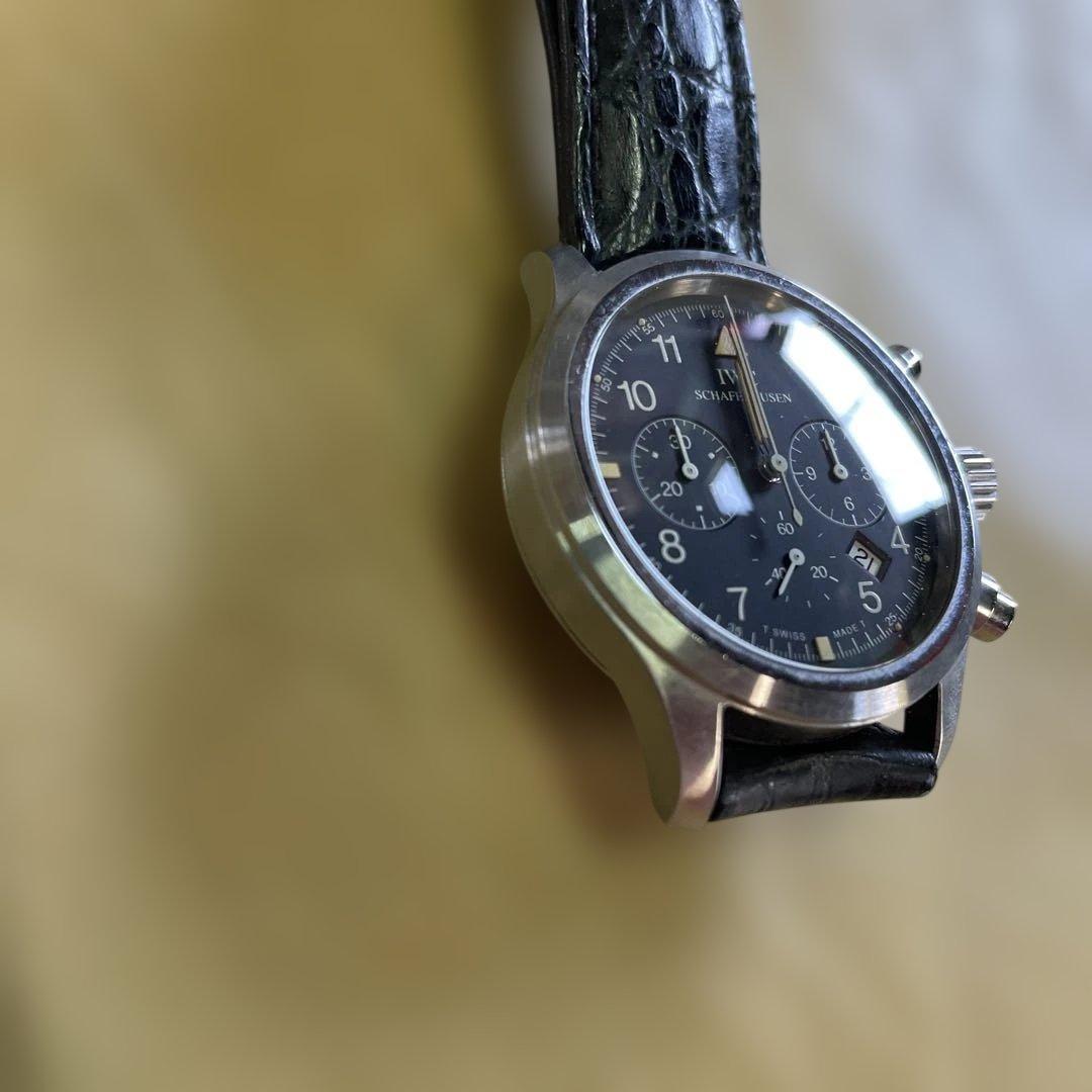 IWC クロノグラフ ブラック文字盤
