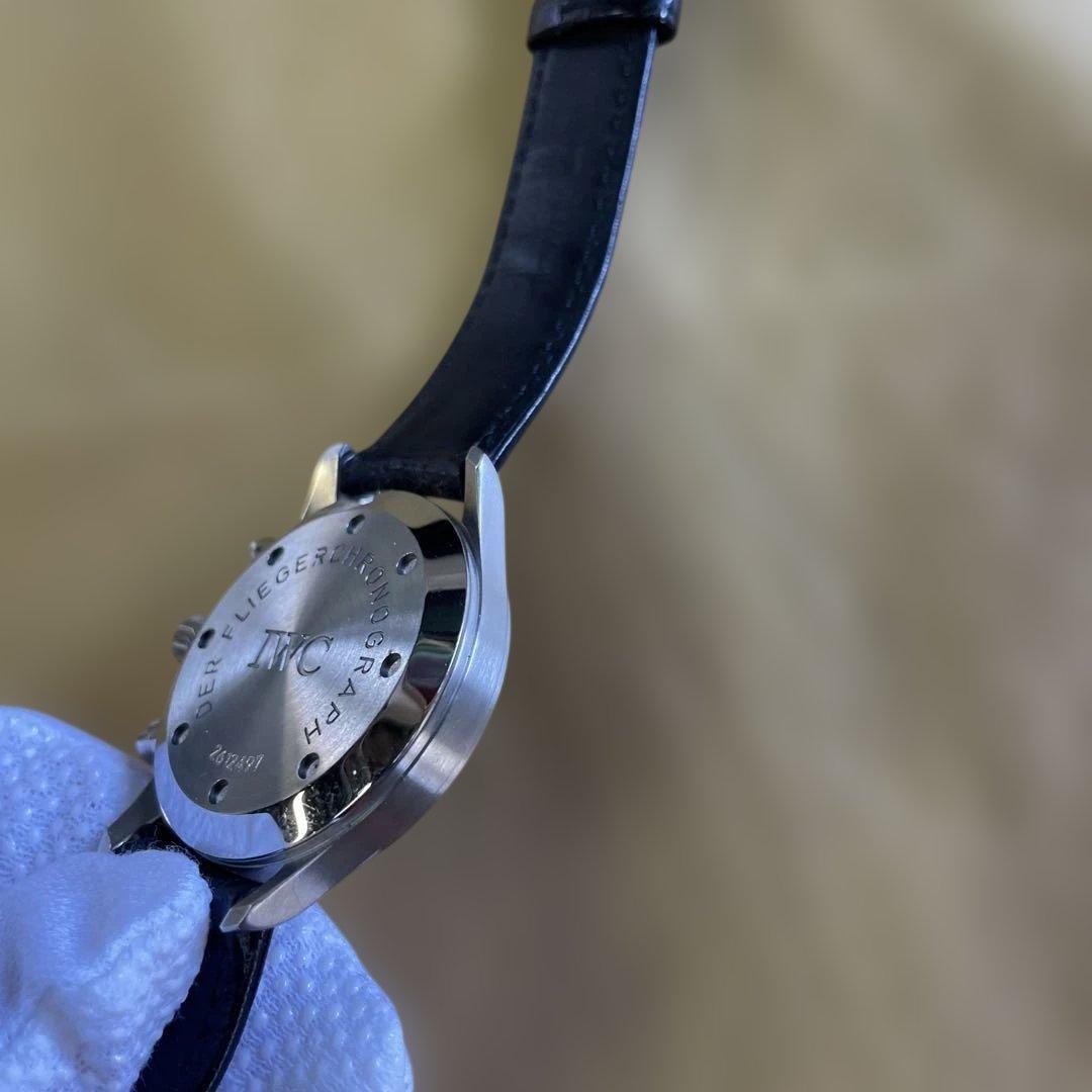 IWC クロノグラフ ブラック文字盤