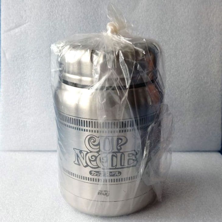 【新品未使用】日清カップヌードル サーモマグ フードコンテナ スープジャー 黒袋