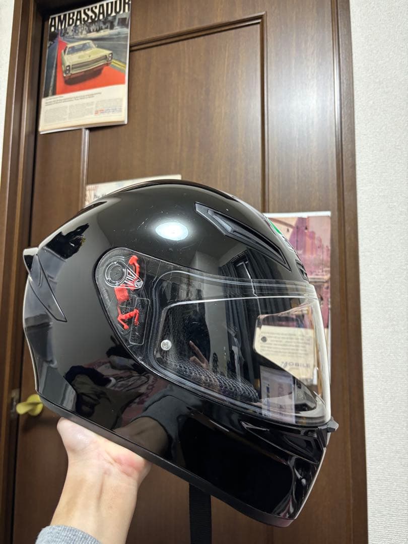 AGV ブラック フルフェイスヘルメット