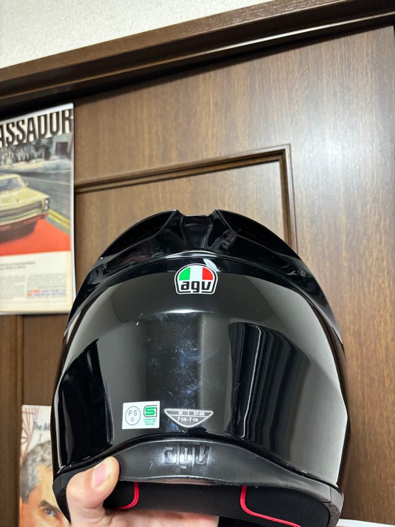 AGV ブラック フルフェイスヘルメット