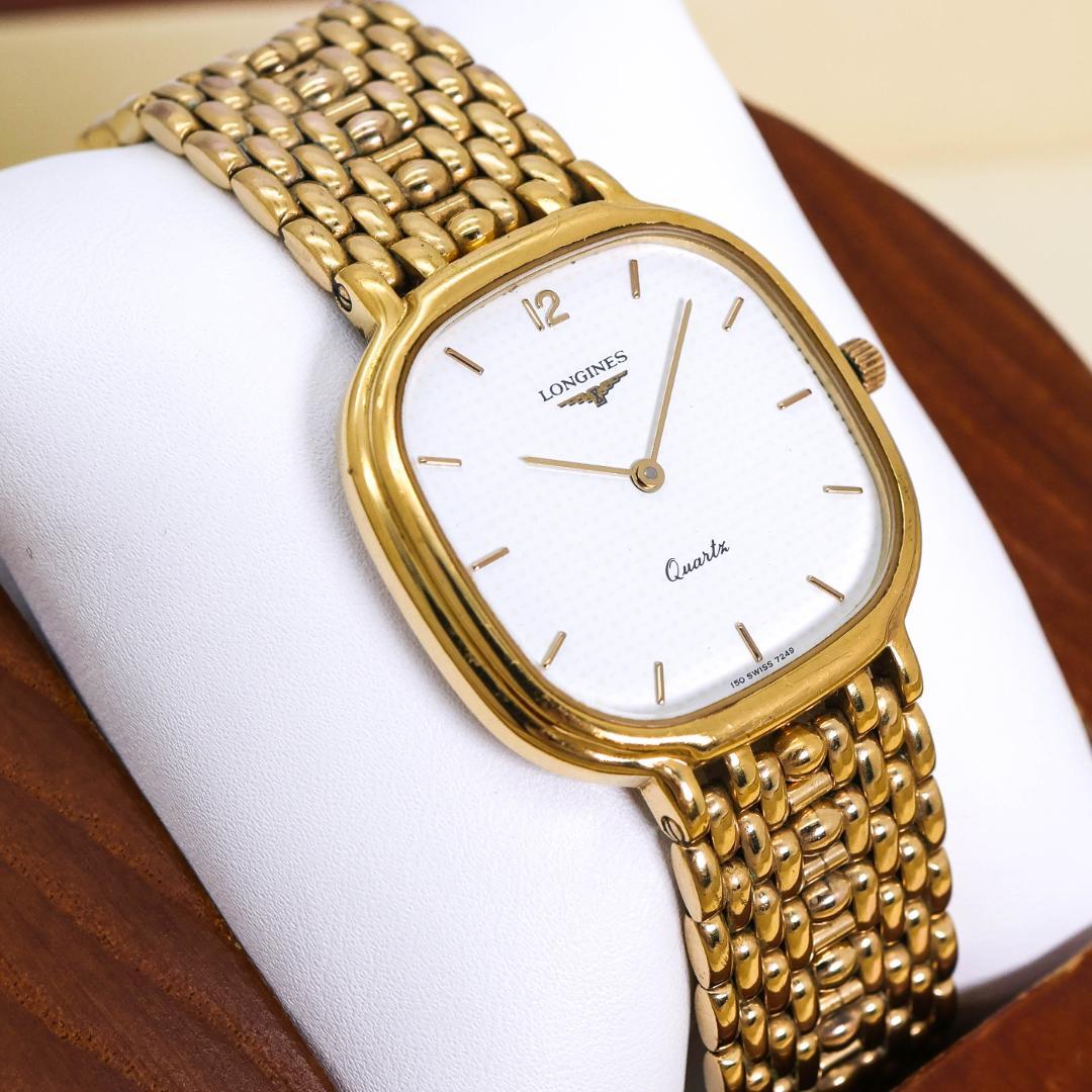 稼働 LONGINES 腕時計 フラッグシップ スクエア アンティーク 2653