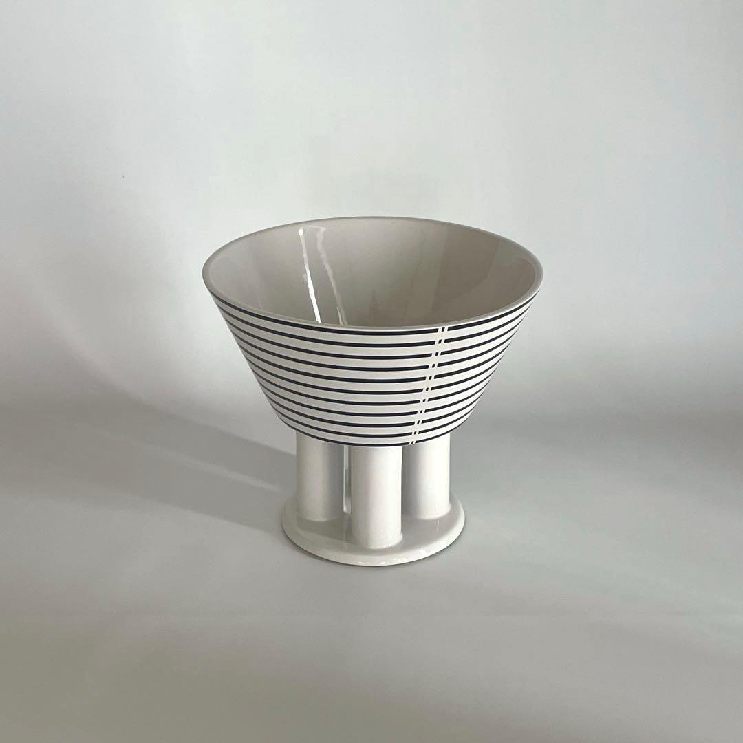 ポストモダン デザイン セラミック フルーツボウル /メンフィス ソットサス