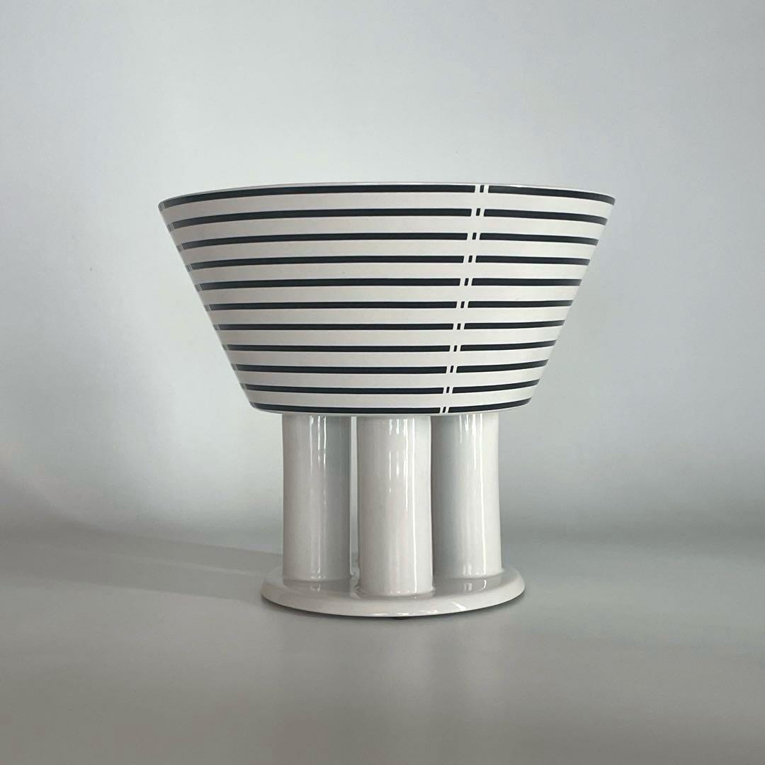 ポストモダン デザイン セラミック フルーツボウル /メンフィス ソットサス