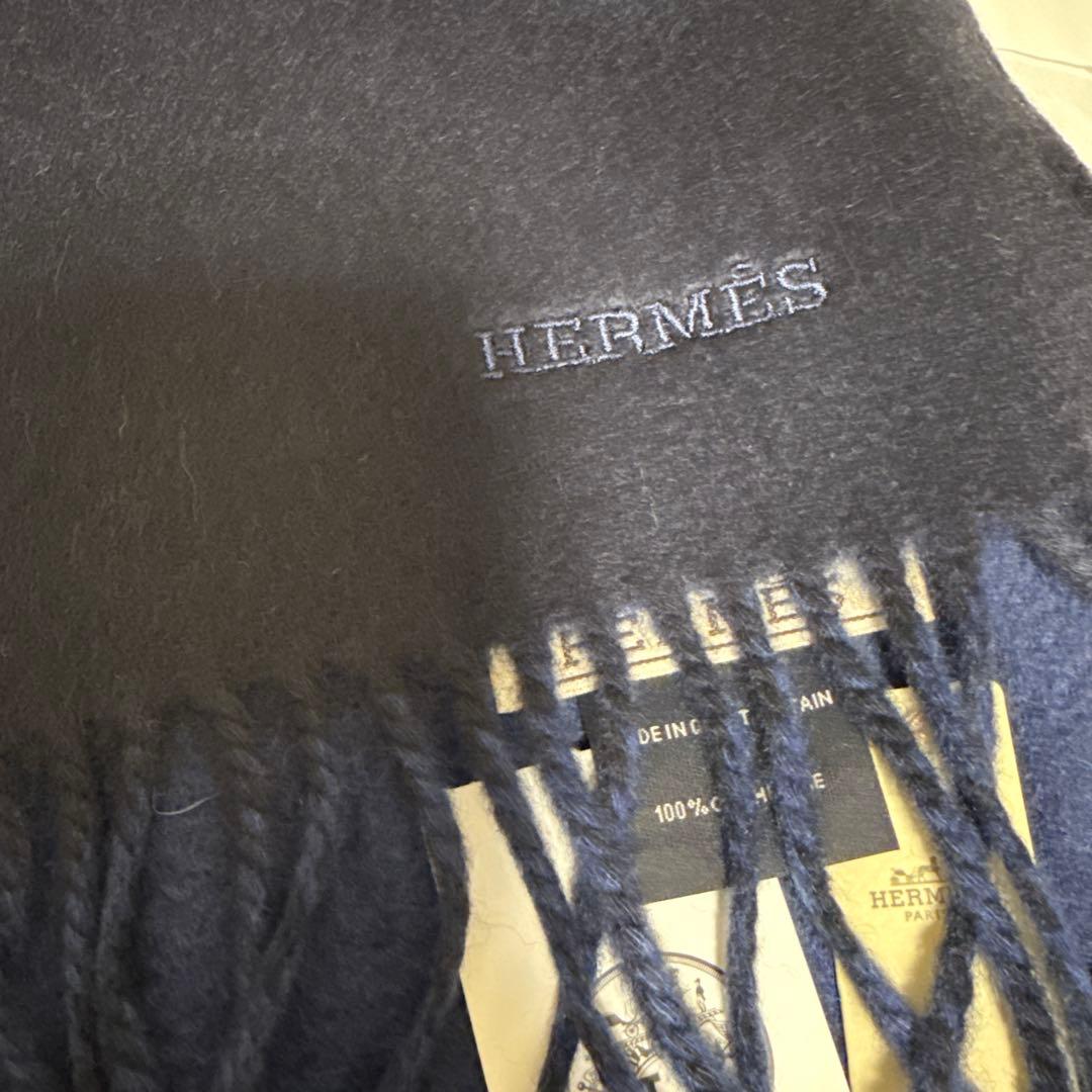 いもぽん　エルメス　マフラー　カシミア　HERMES 新品未使用