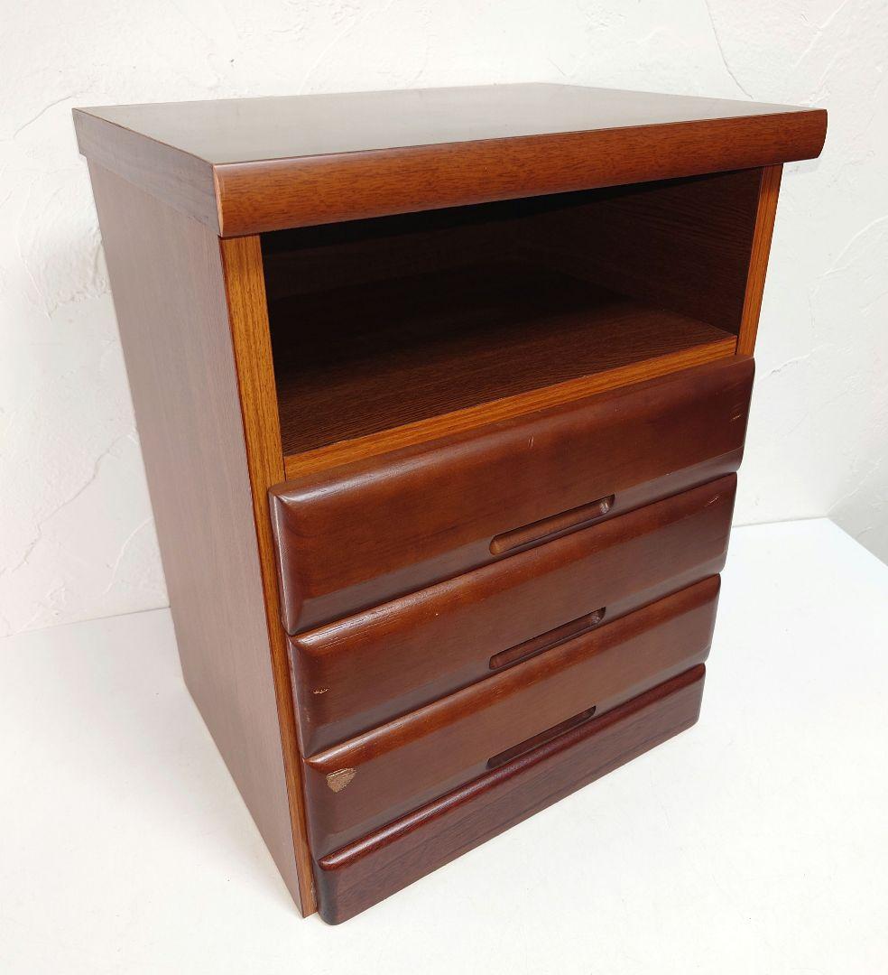 木製小物入れ ミニチェスト 花台 棚 BOXボックス 化粧板 三段 台 飾り棚②