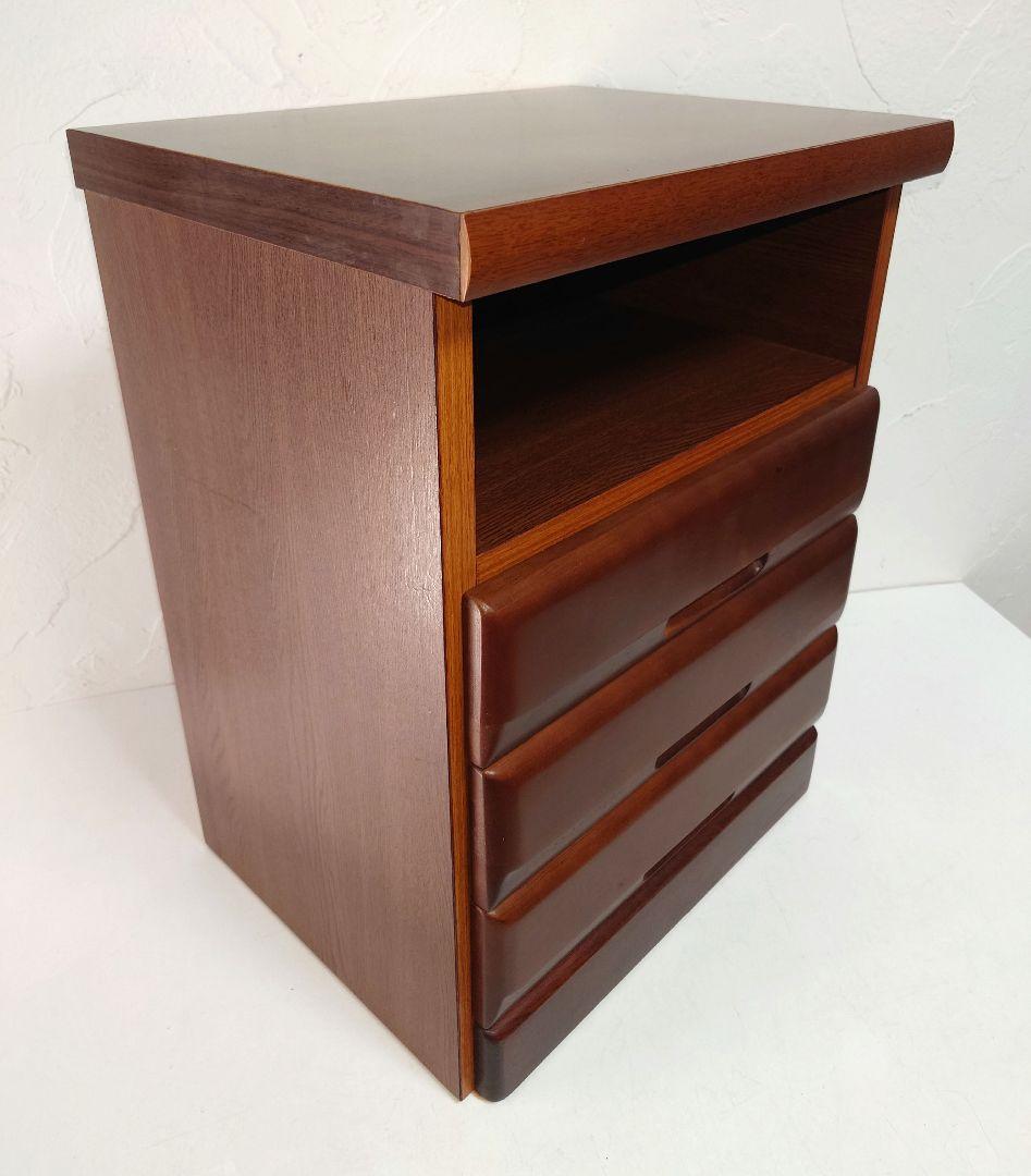 木製小物入れ ミニチェスト 花台 棚 BOXボックス 化粧板 三段 台 飾り棚②