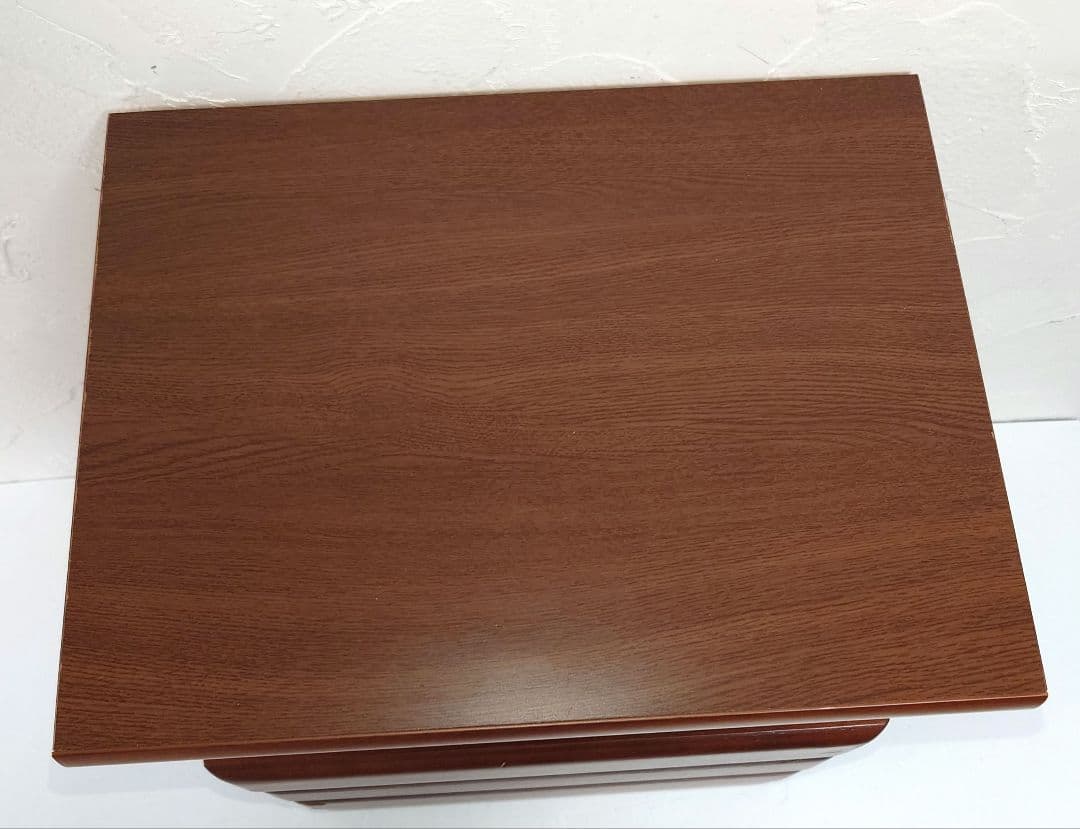 木製小物入れ ミニチェスト 花台 棚 BOXボックス 化粧板 三段 台 飾り棚②