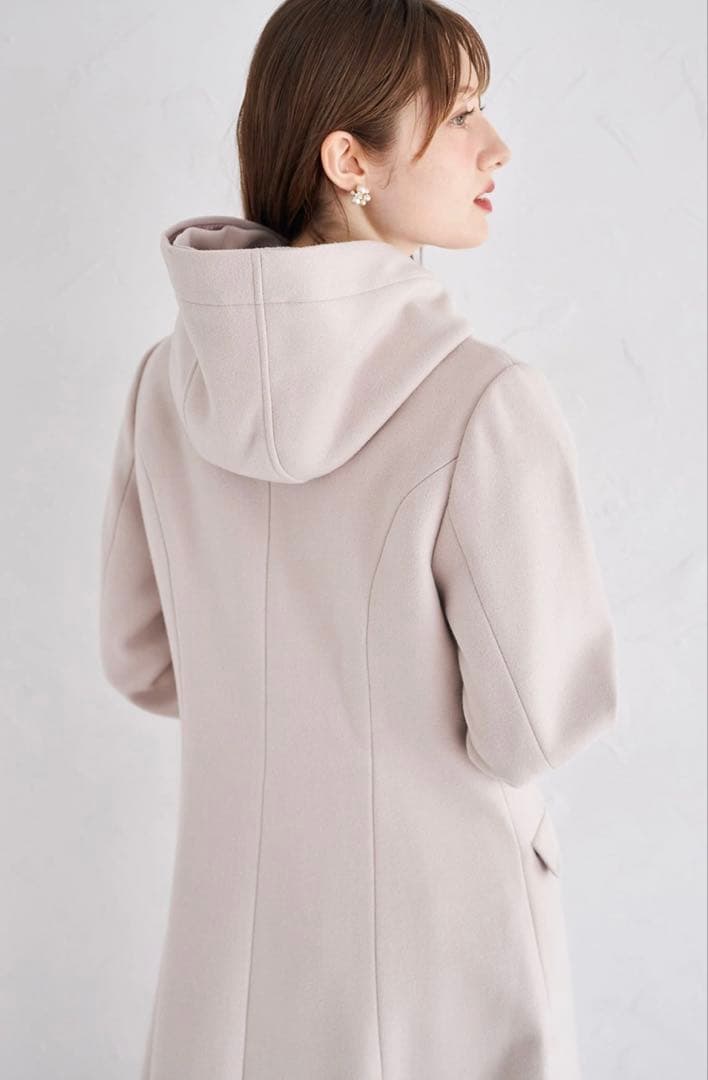 tocco トッコクローゼット　取り外し可能なファー付きダッフルコート