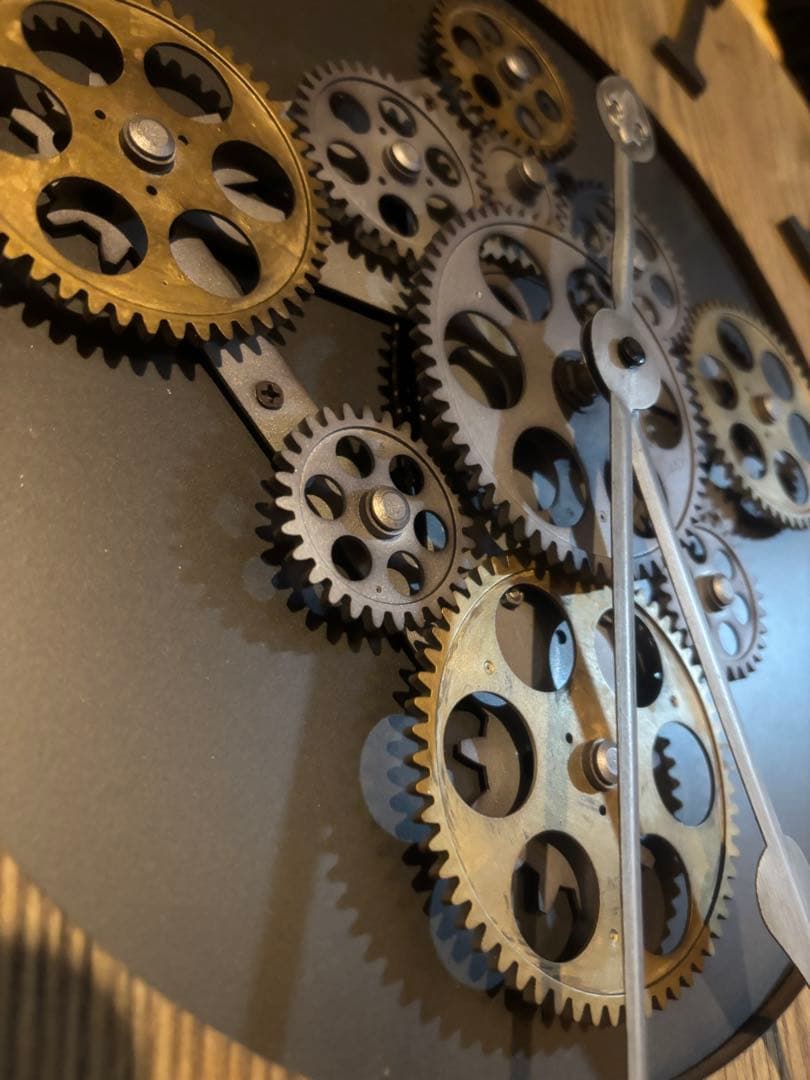 超ビッグ直径60㎝ ギアデザイン時計