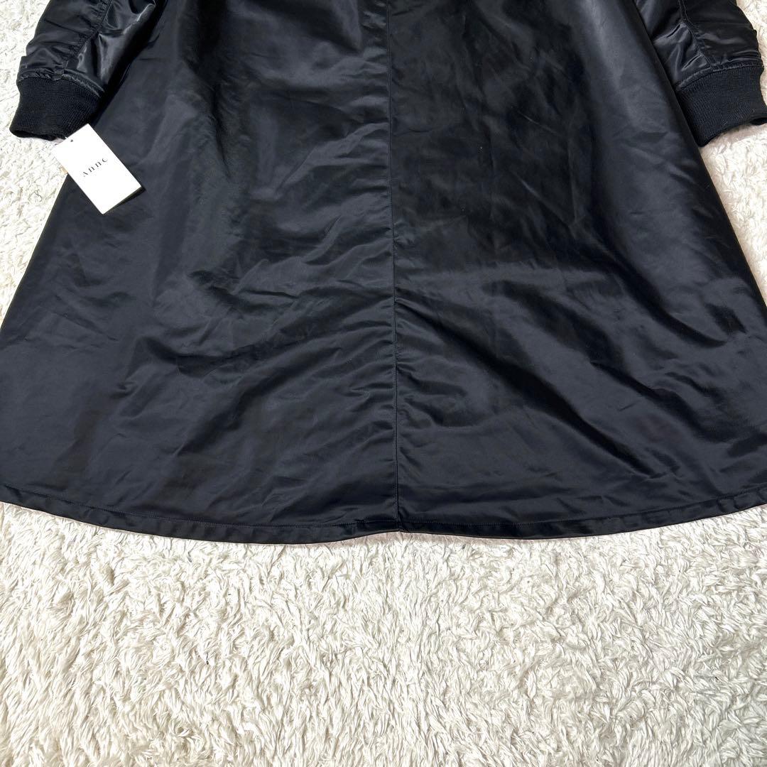 【新品タグ付き】Annc MA−1中綿ロングコート ブラック サイズ1 S