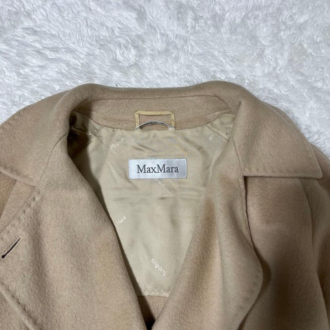 白タグ✨ MaxMara キャメルヘア ロング 女優襟