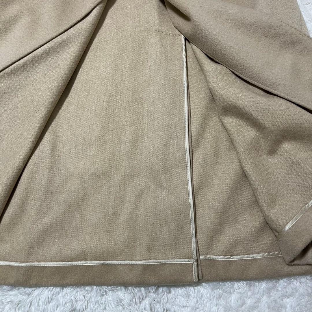 白タグ✨ MaxMara キャメルヘア ロング 女優襟