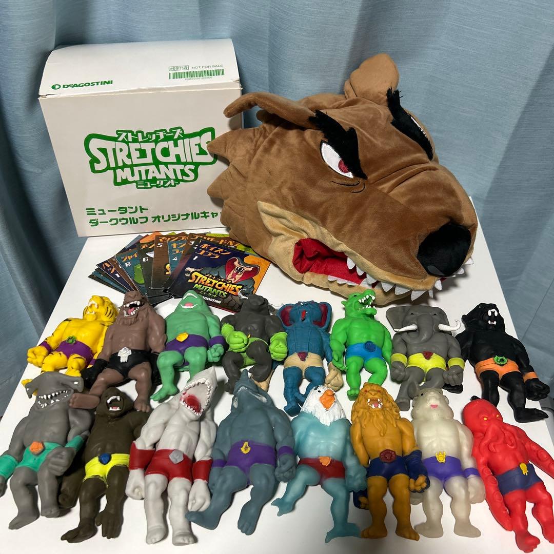 値下げ！ストレッチーズミュータント16体ダークウルフオリジナルキャップ(非売品)