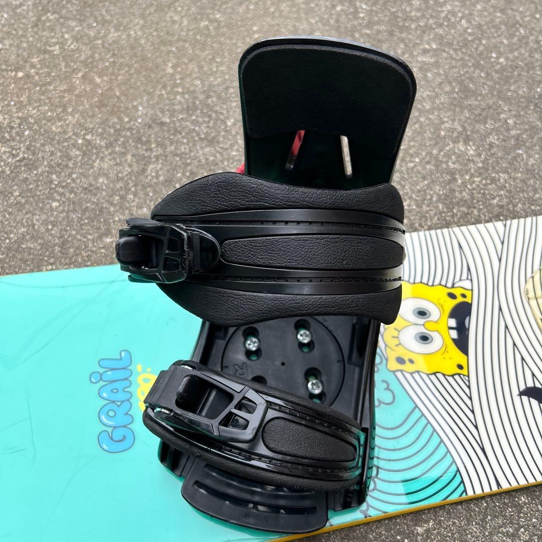 SALOMON ボード&ビンディング　リーシュコード　スノボバック　4点セット