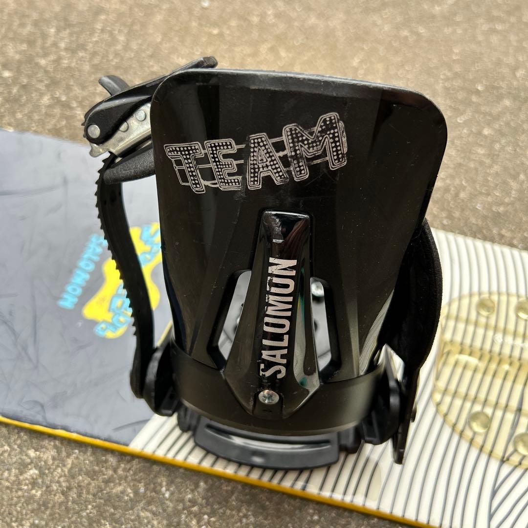 SALOMON ボード&ビンディング　リーシュコード　スノボバック　4点セット