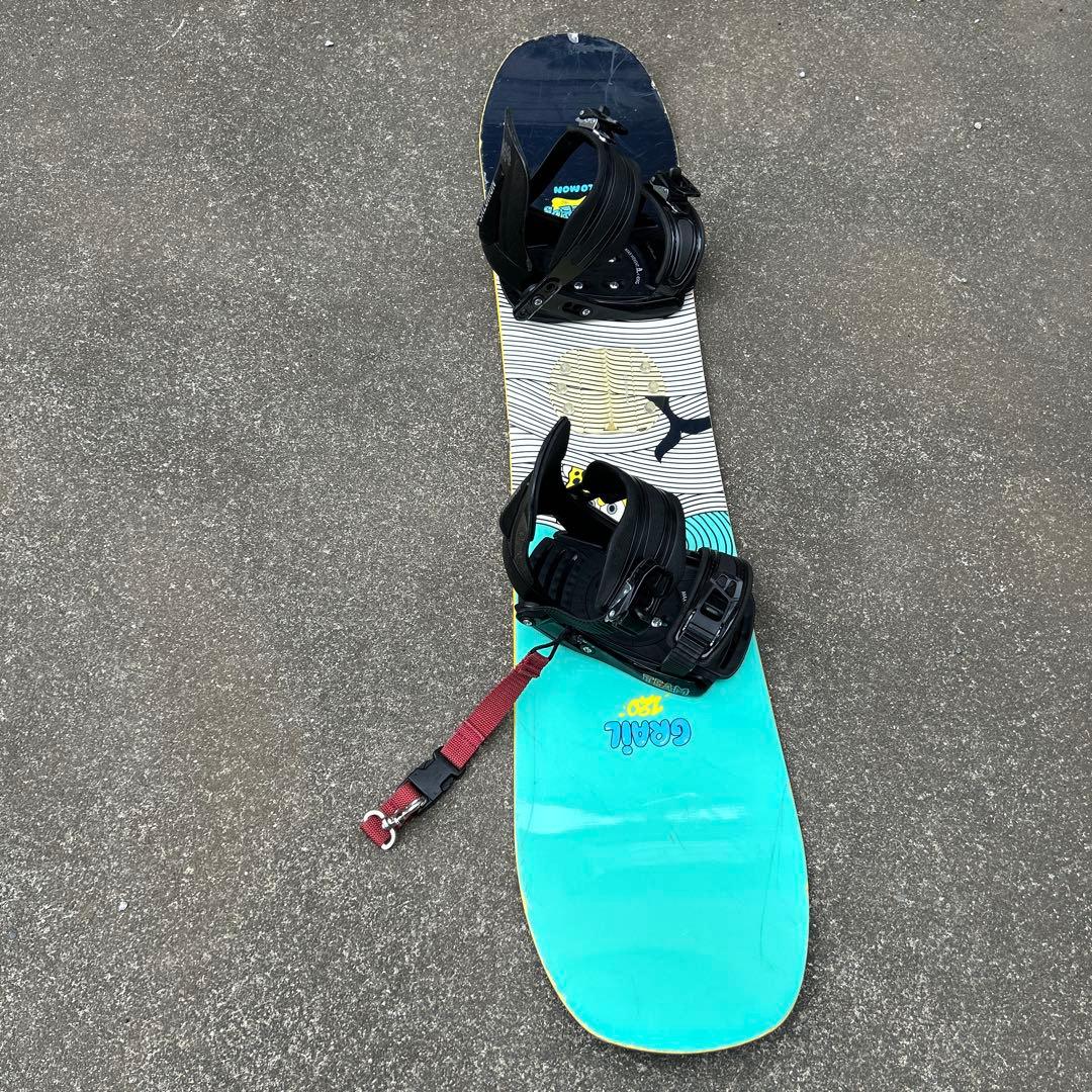 SALOMON ボード&ビンディング　リーシュコード　スノボバック　4点セット