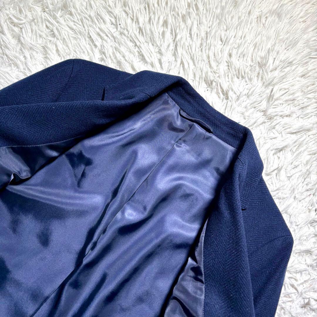 【美品】グリーンレーベル×ロロピアーナ　チェスターコート M ヘリンボーン