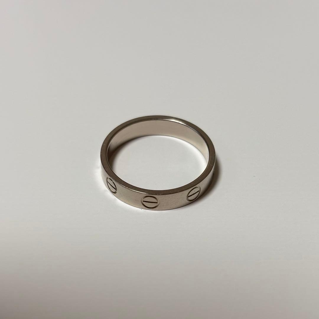 chg Cartier ラブリング ホワイトゴールド