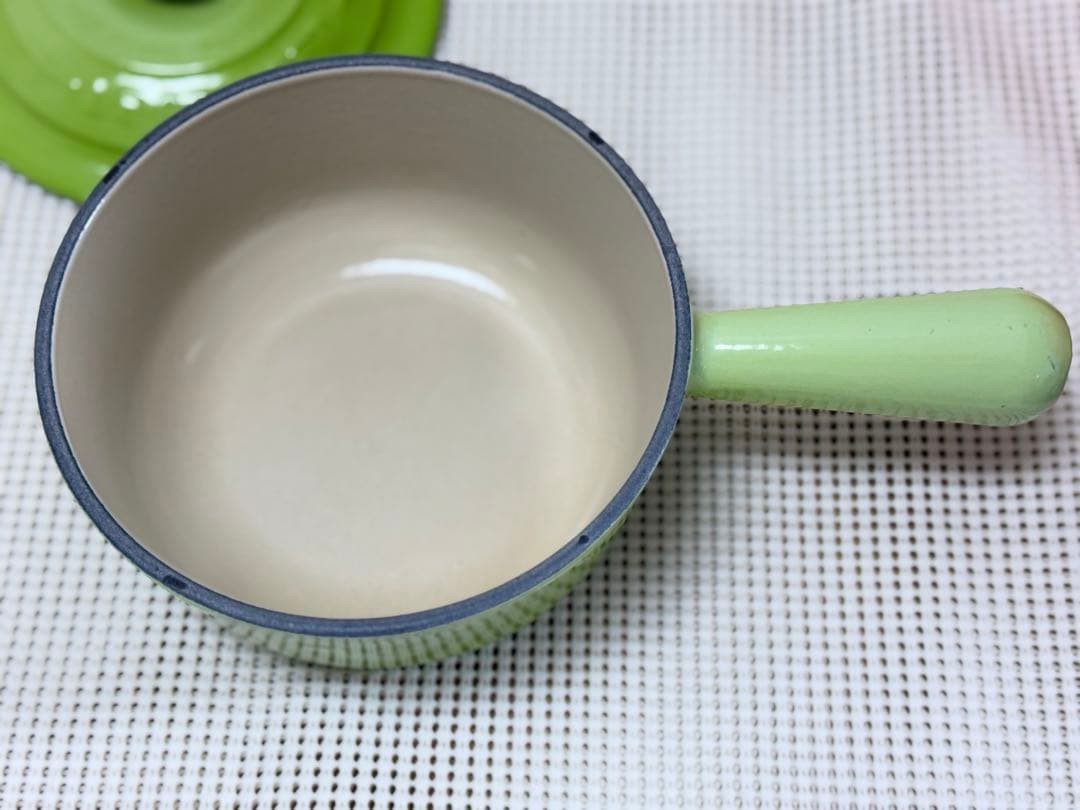 ル・クルーゼ　ソースパン　16cm フルーツグリーン