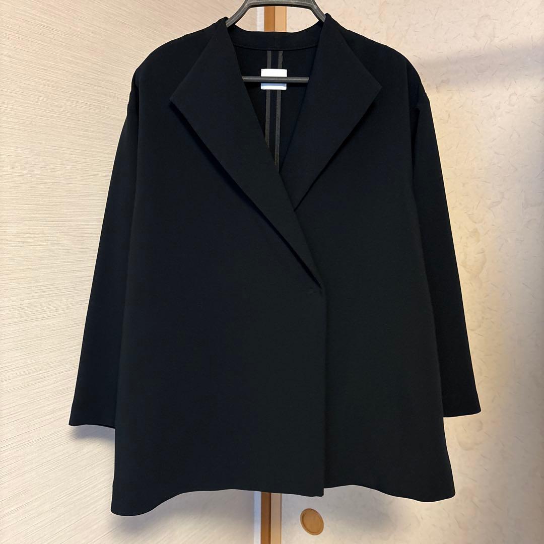 Haru アーバンリサーチドアーズ　ダブルクロスショートガウン　黒