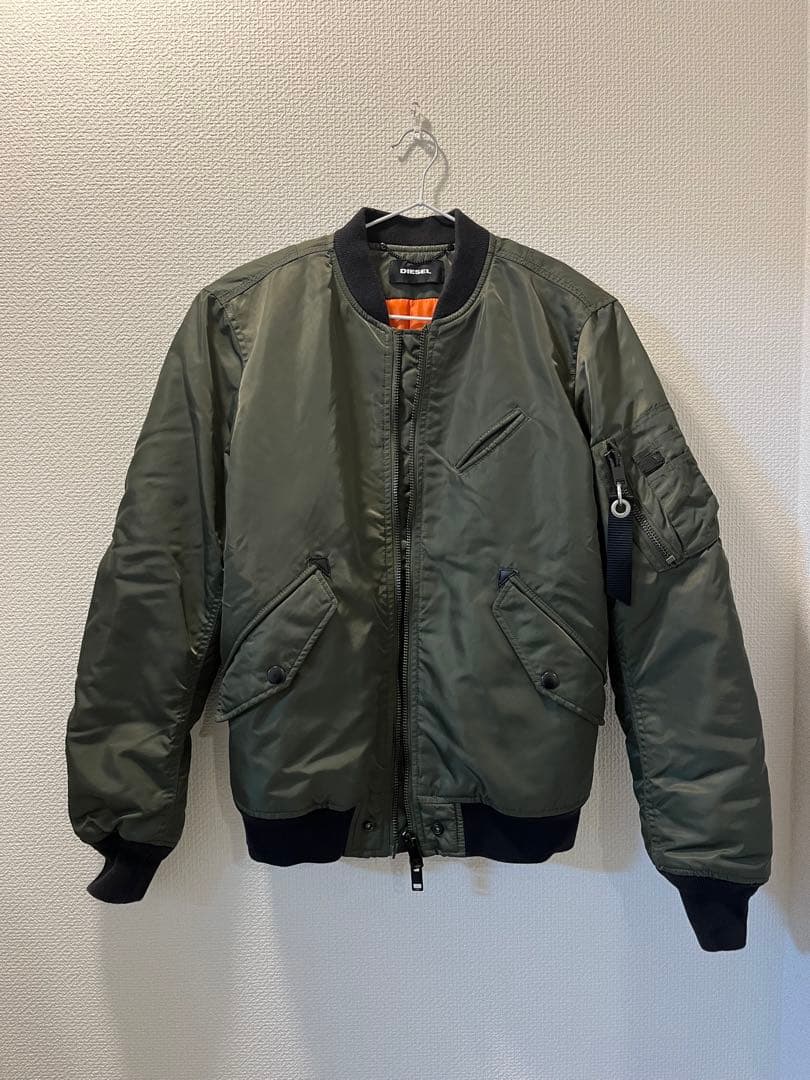 DIESEL ボンバージャケット MA-1 カーキ