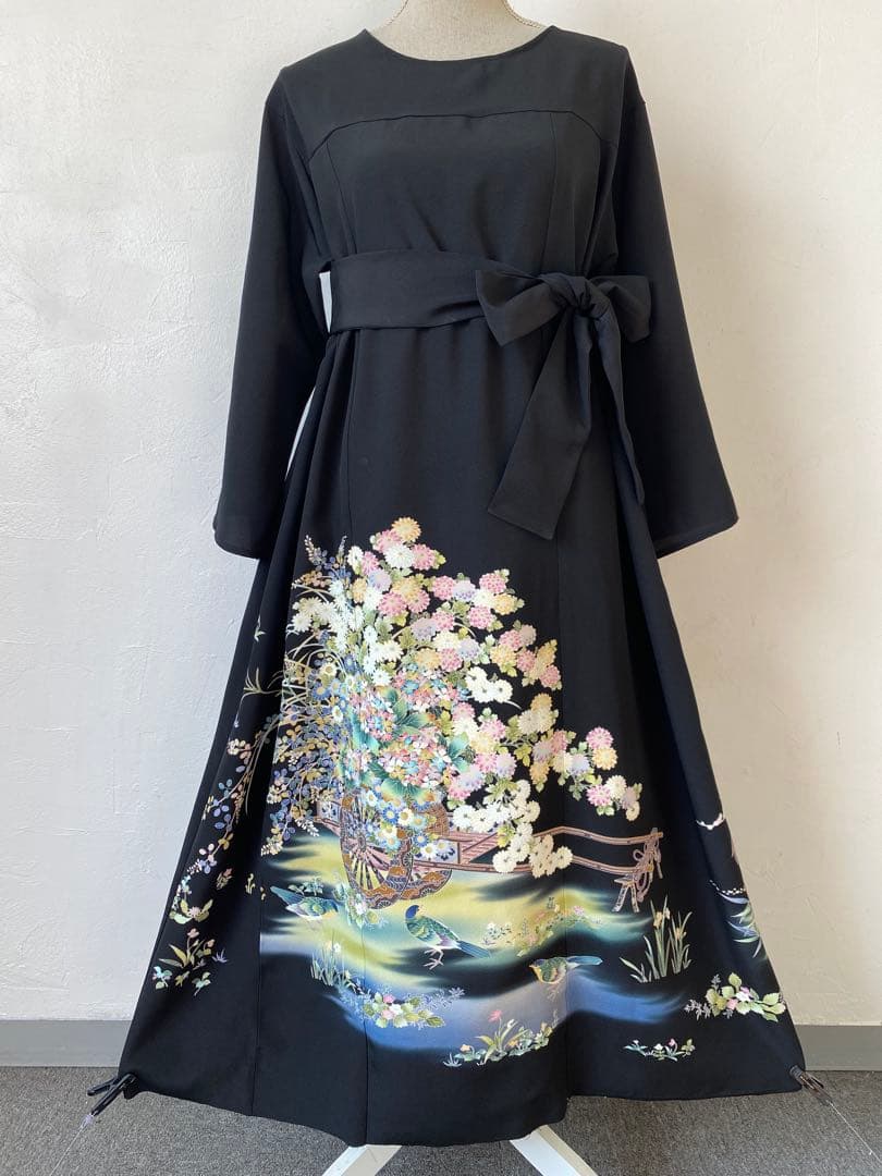 3261 着物　留袖　リメイク　ドレス　ワンピース