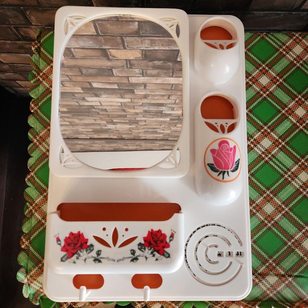 ✨昭和レトロポップ✨　❤️カレンダー付き洗面ミラー❤️