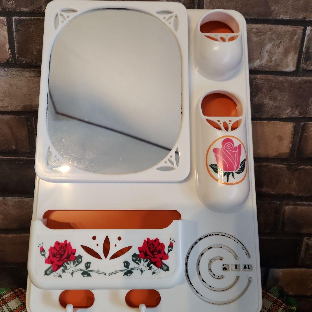 ✨昭和レトロポップ✨　❤️カレンダー付き洗面ミラー❤️