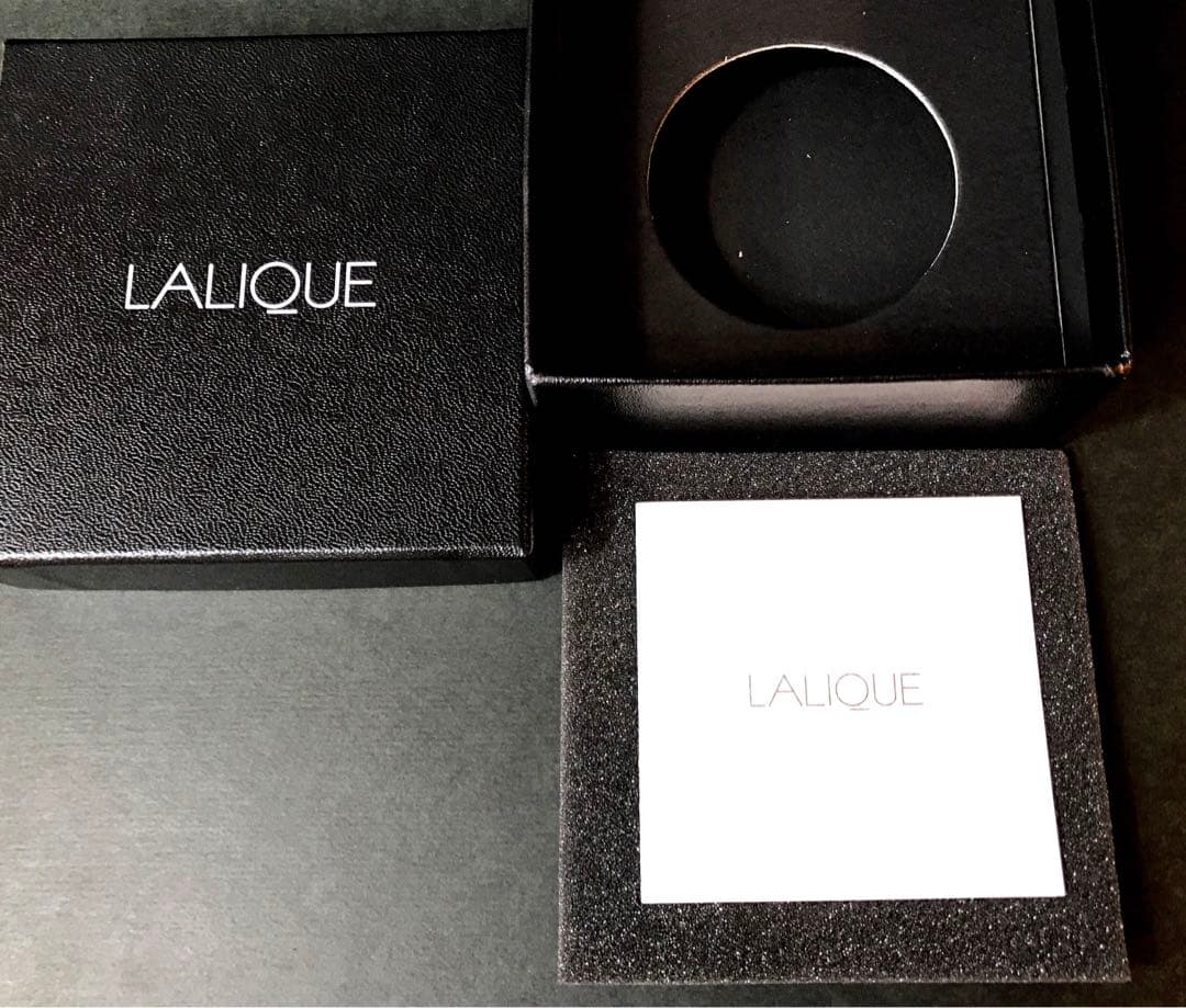 値下げ❗️新品・未使用❗️LALIQUE ラリック　フロステッド フラワー　小皿