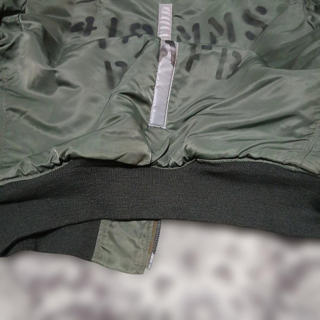 極上M番　バズリクソンズ　MA1 リフレクター カスタム サイズ L