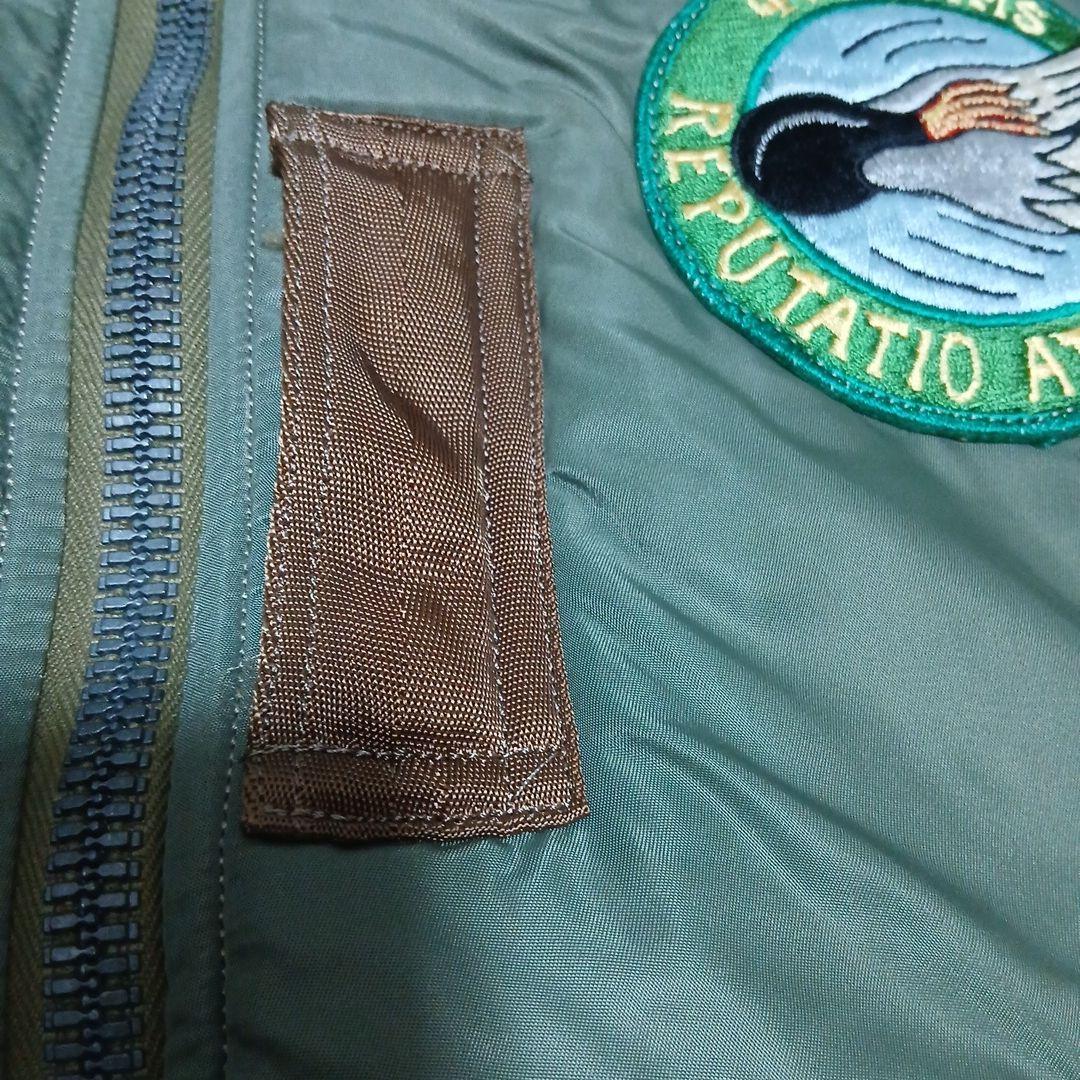 極上M番　バズリクソンズ　MA1 リフレクター カスタム サイズ L