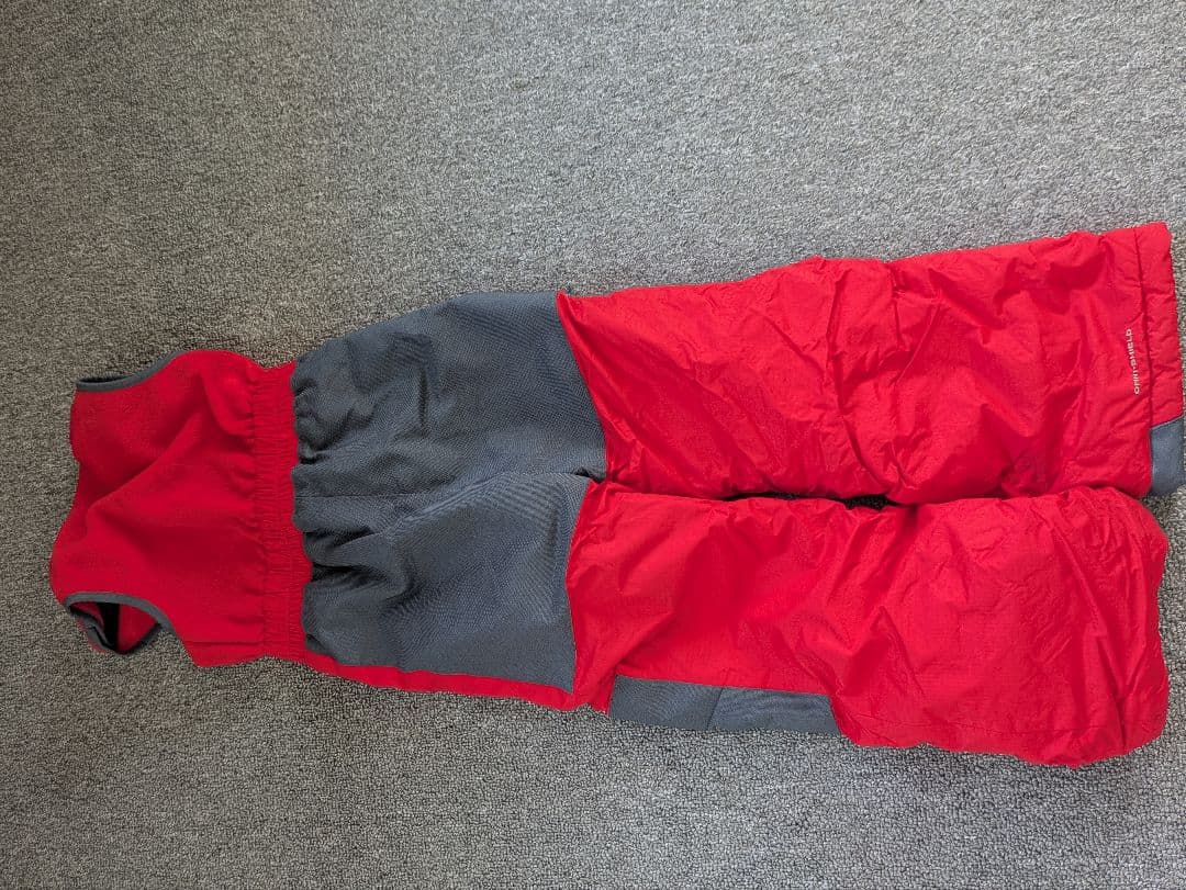 Columbia フード付きジャケット レッド/グレー