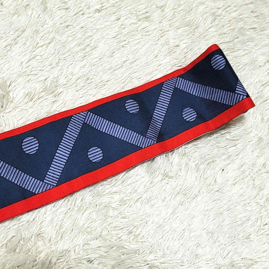 美品 HERMES エルメス ツイリー スカーフ シルク100％