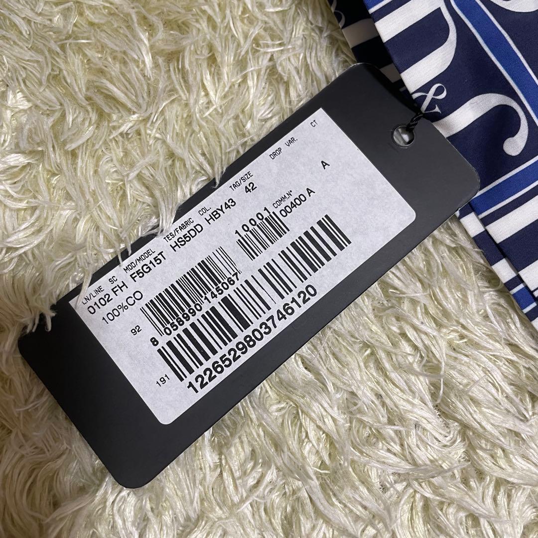 新品✨タグ付✨ドルチェ&ガッバーナ D&Gロゴ総柄 シャツ 42 大きいサイズ