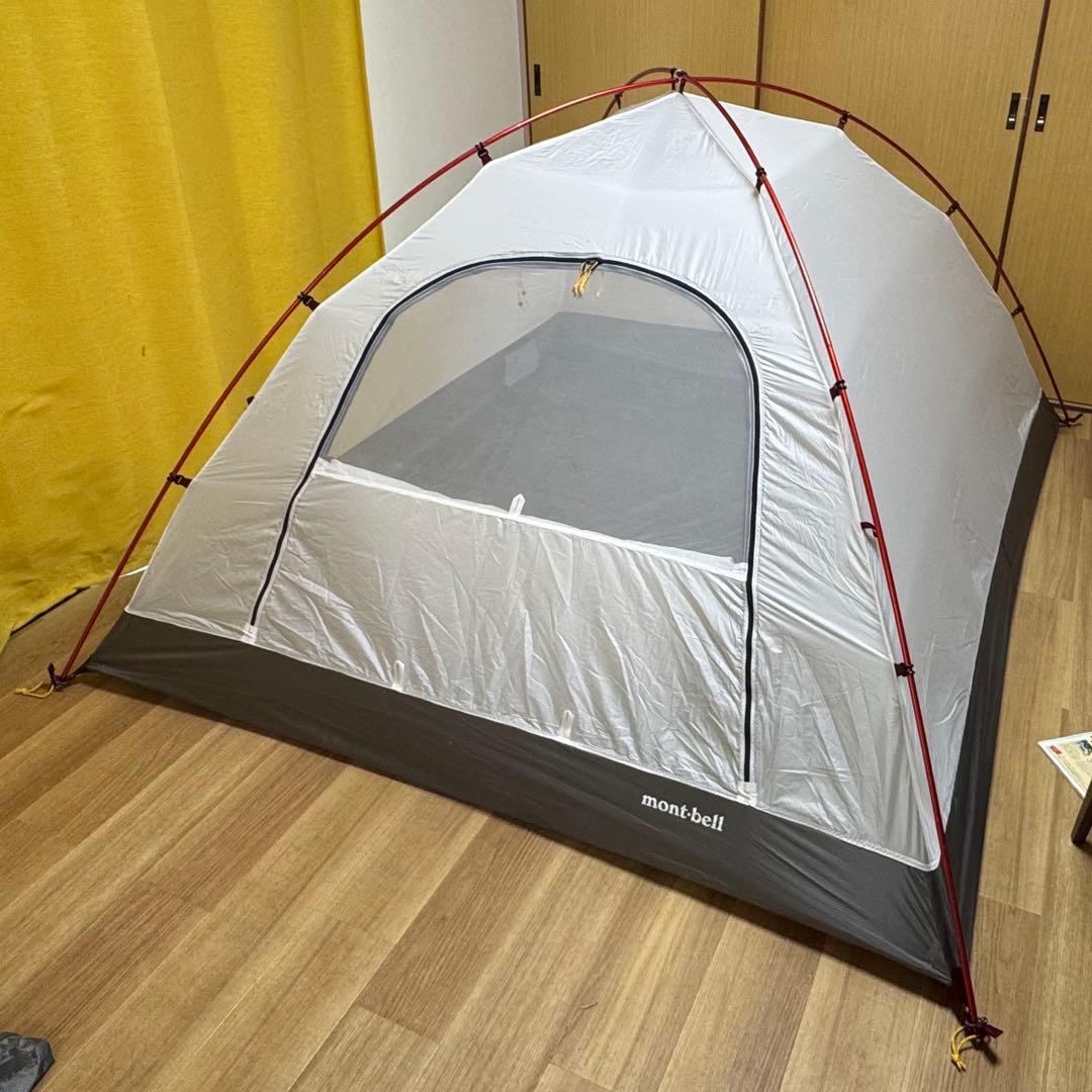 【美品】モンベルステラリッジ3・レインフライ・フットプリント