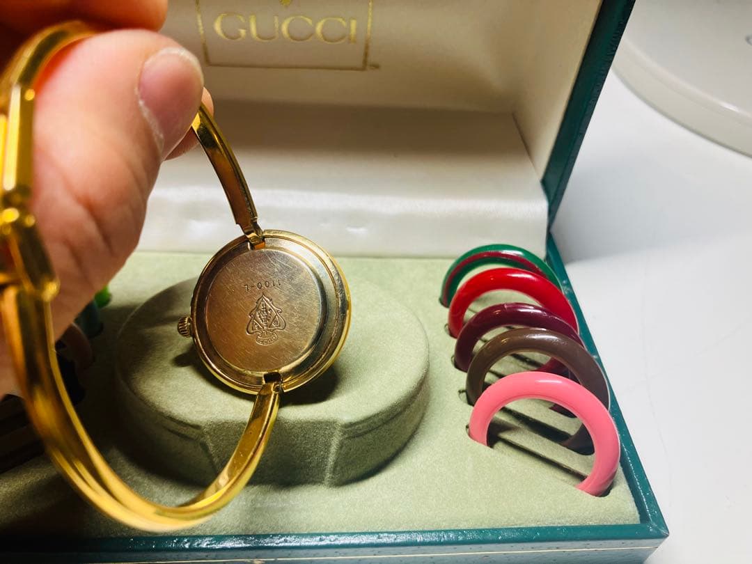 【稼働品】GUCCI チェンジベゼル　時計