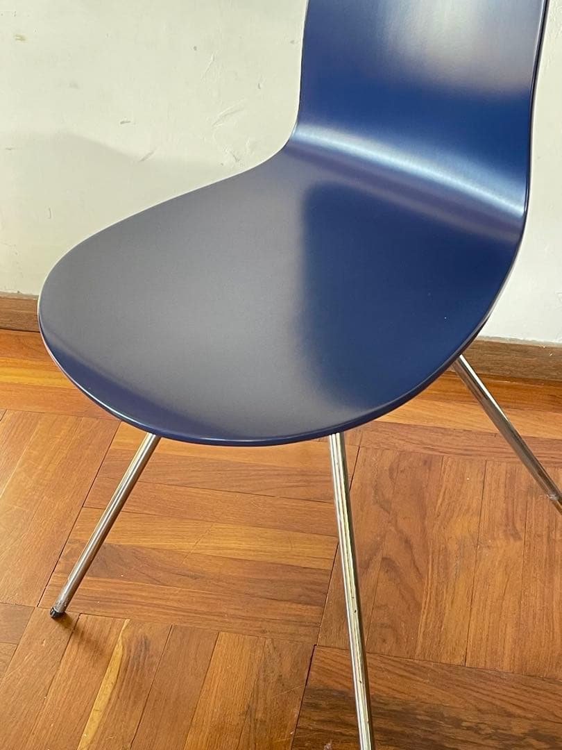 北欧 デンマーク ヴィンテージ フリッツハンセン タンチェア ブルー