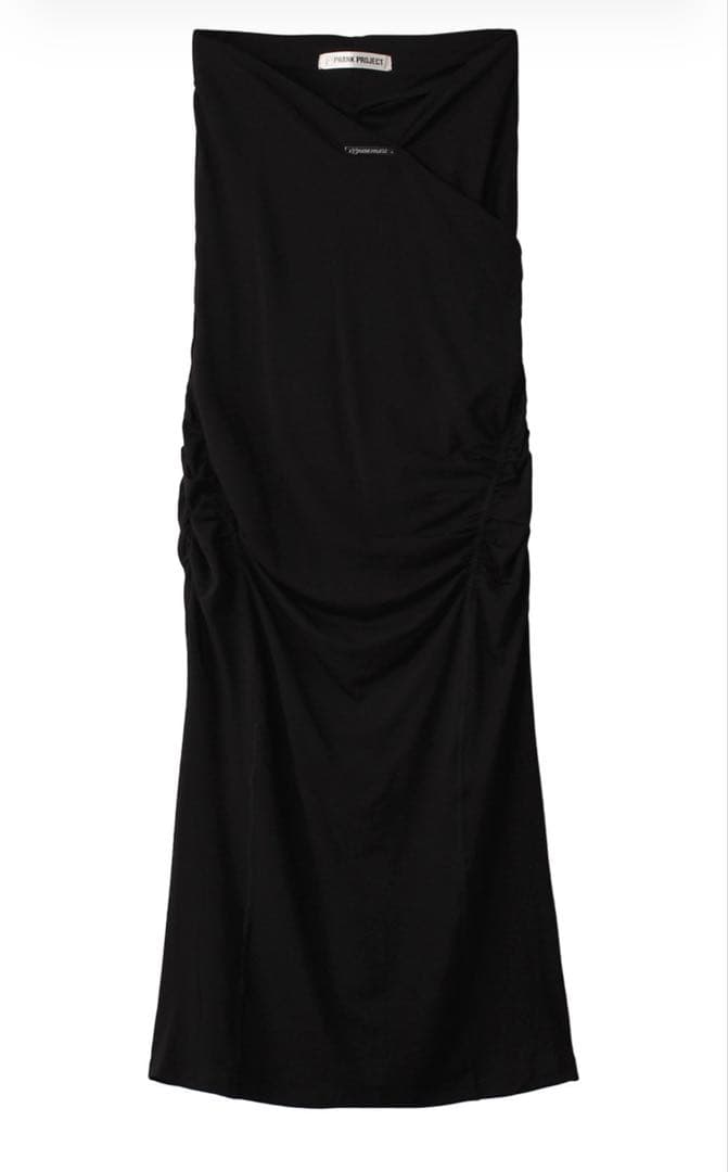 PRANK PROJECT ブラックドレープロングスカート