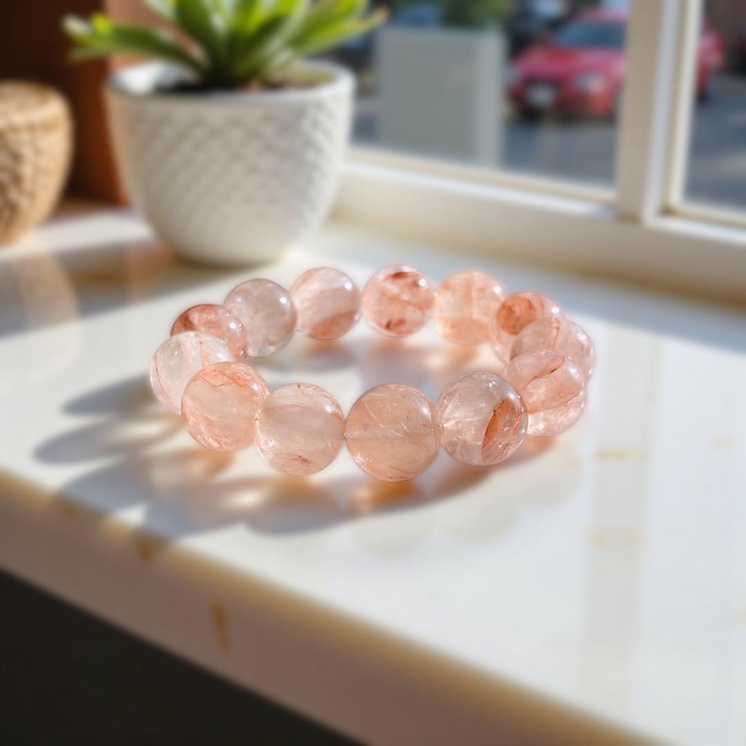 大玉15ミリ✨レインボー✨マニカランヒマラヤ水晶