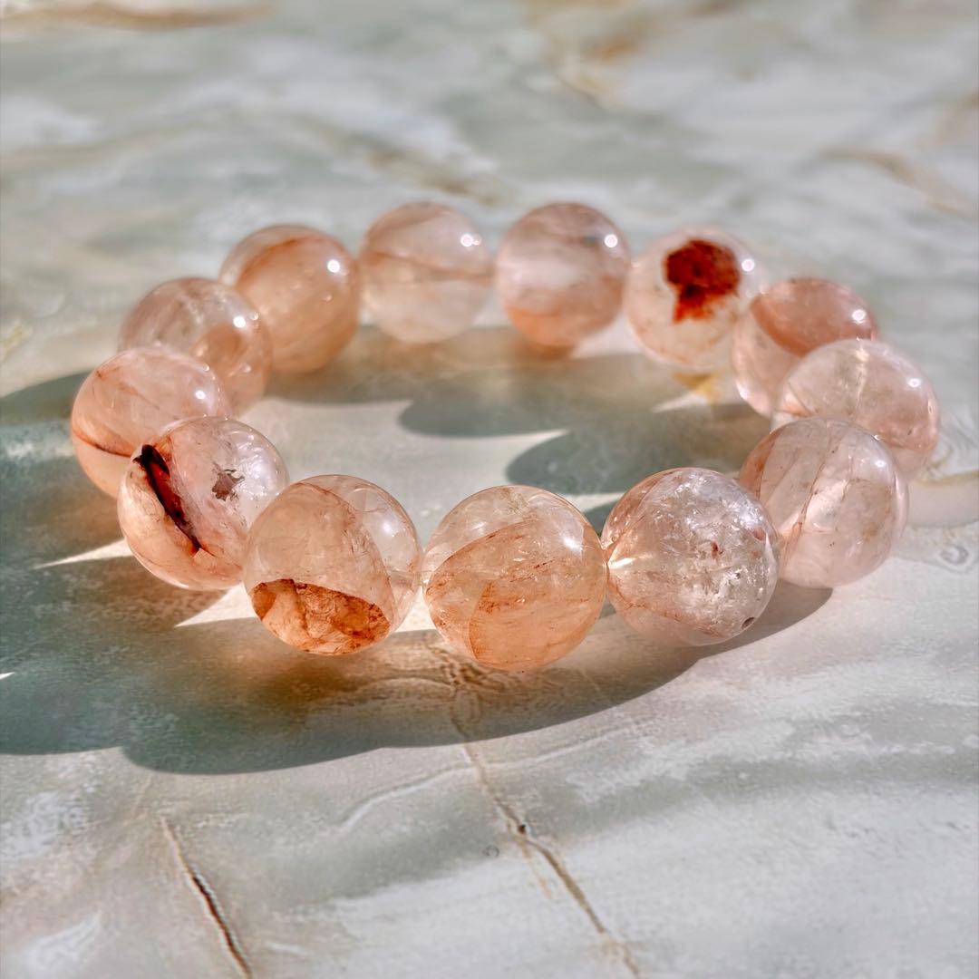 大玉15ミリ✨レインボー✨マニカランヒマラヤ水晶