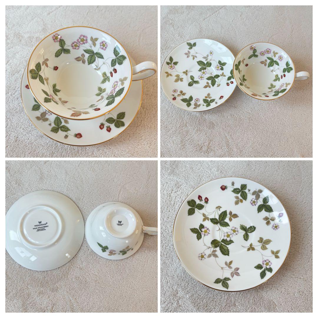【新品級】ウェッジウッド ワイルドストロベリー　食器セット　5人用　全13点