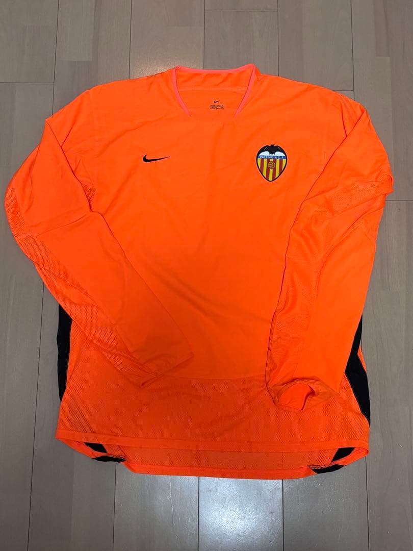 Nike バレンシアCF 長袖シャツ Lサイズ オレンジ