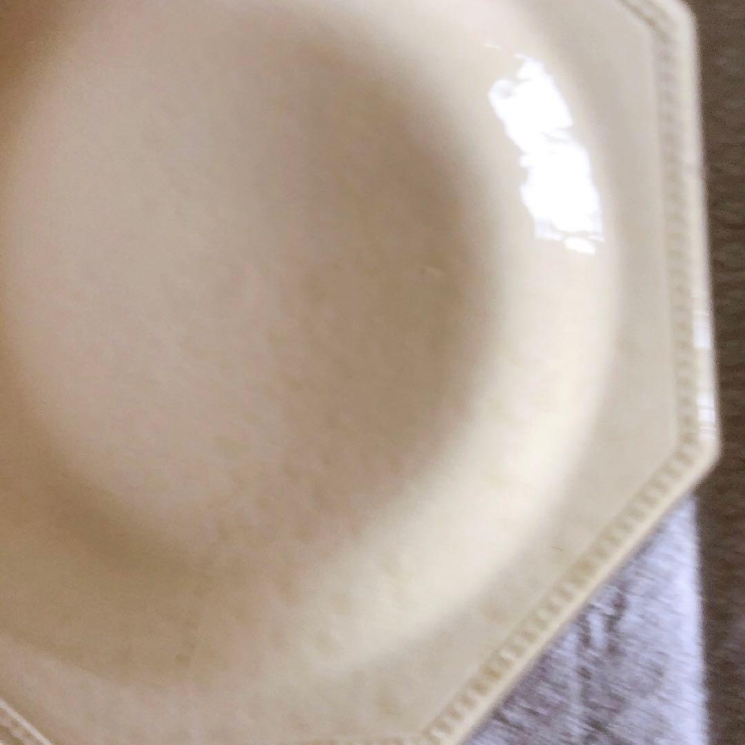 希少　クレイユモントロー　オクトゴナルケーキスタンド　フランスアンティーク食器